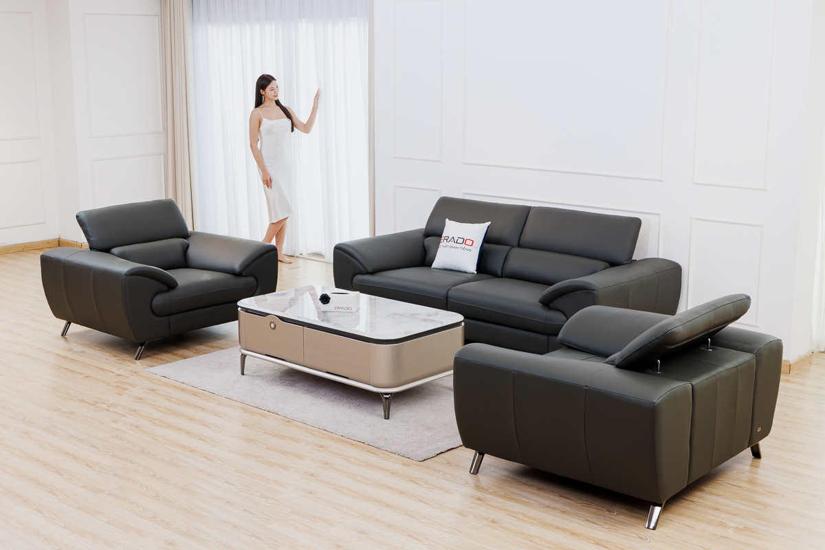 Sofa da bò Ý 2151- Thế hệ sofa hoàn mỹ