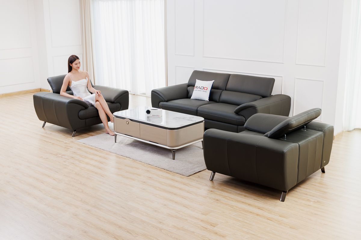 Sofa da bò Ý 2151- Thế hệ sofa hoàn mỹ