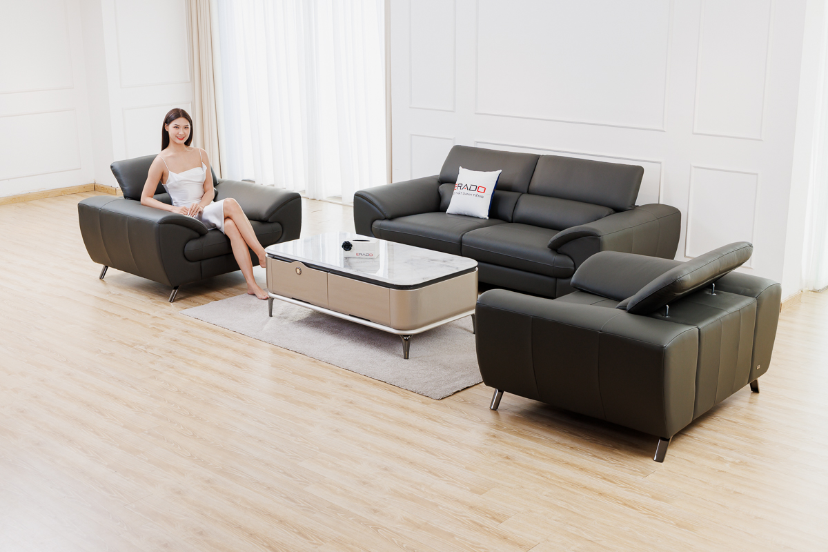 Sofa da bò Ý 2151- Thế hệ sofa hoàn mỹ