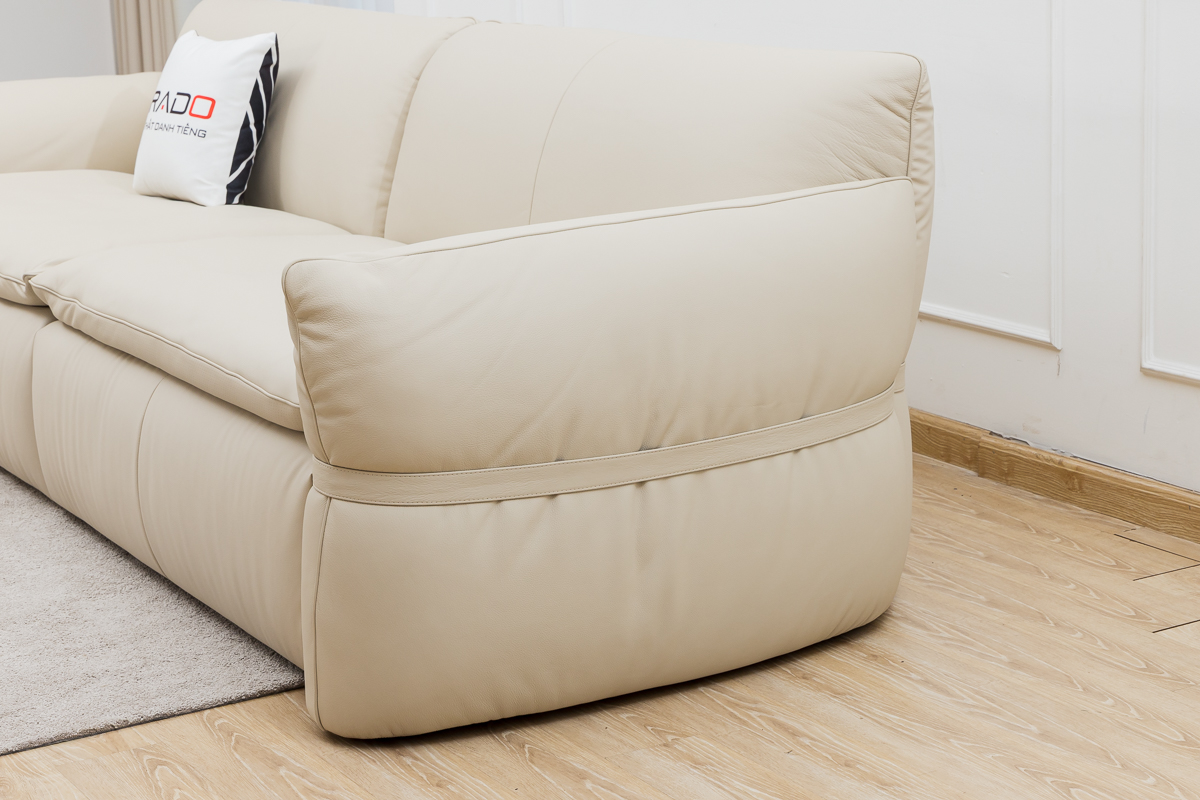 Sofa da bò Ý 9183 - Êm dịu thư giãn