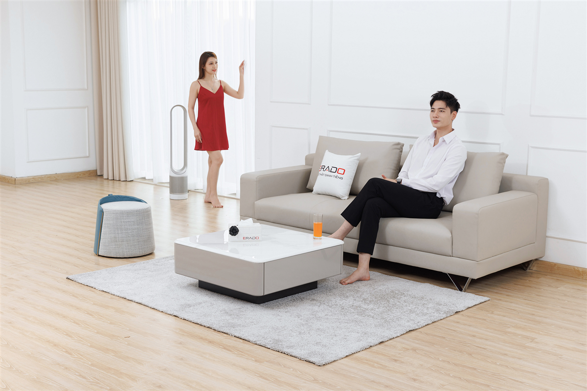 Sofa da cho căn hộ chung cư nhỏ AM30