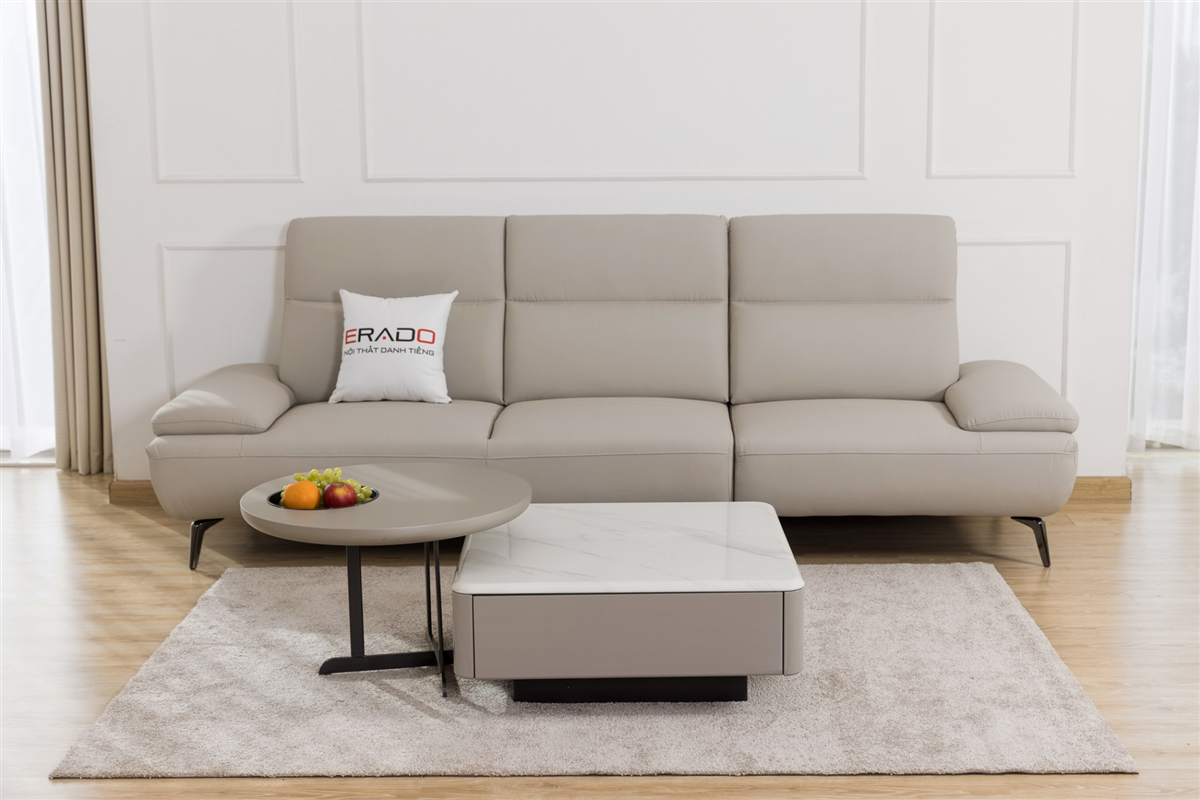 Sofa da đẹp AM23 sự thoải mái tối đa