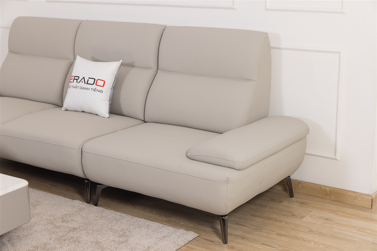 Sofa da đẹp AM23 sự thoải mái tối đa