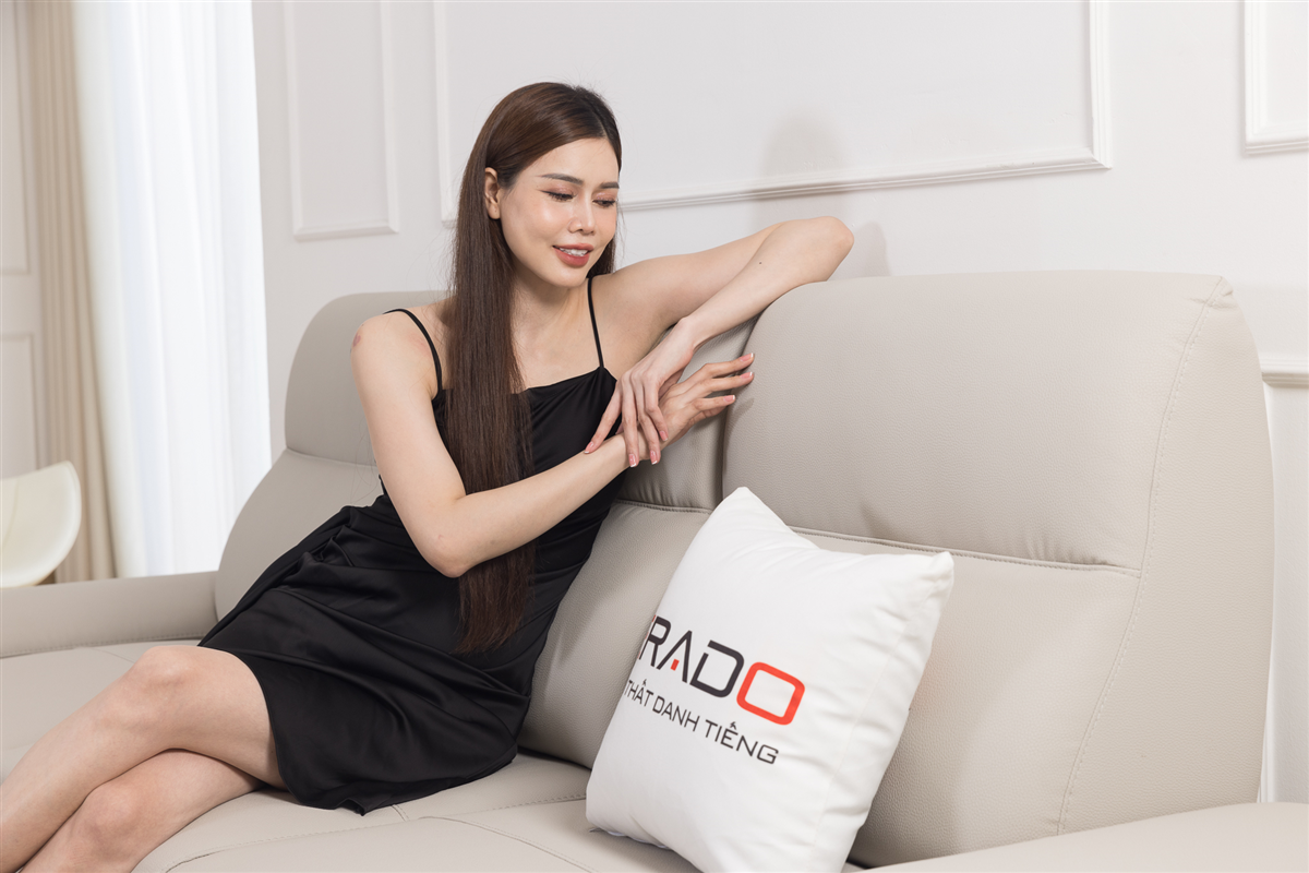 Sofa da đẹp AM23 sự thoải mái tối đa