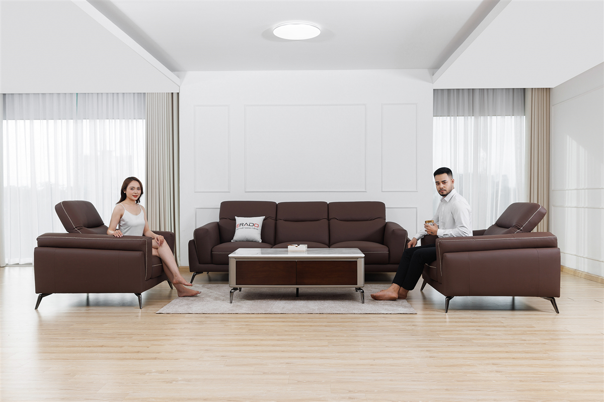 Sofa da hạng sang mã QV03