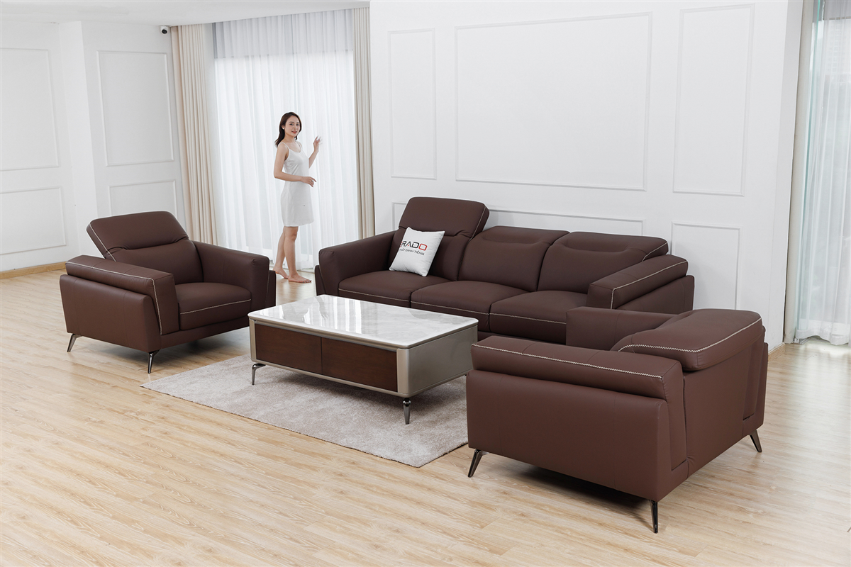 Sofa da hạng sang mã QV03