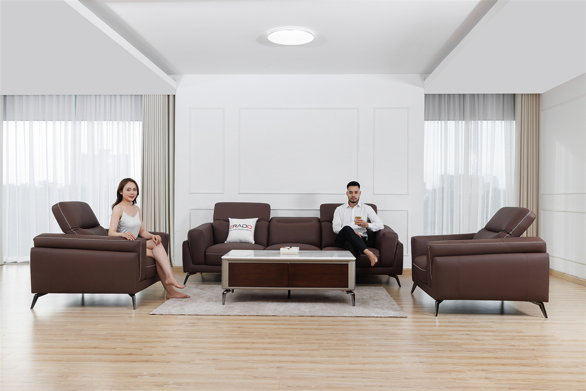 Sofa da hạng sang mã QV03