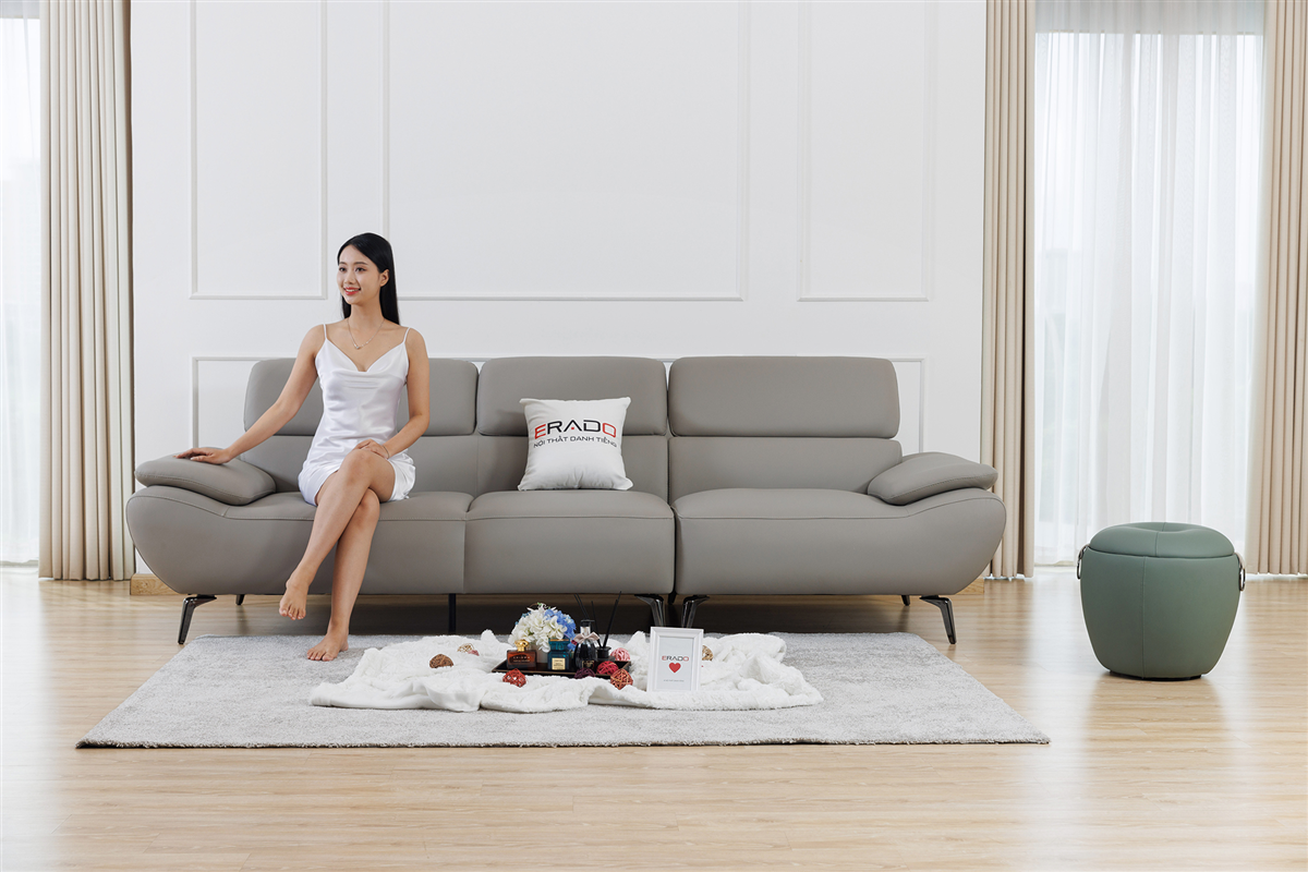 Sofa da hiện đại cho căn hộ chung cư AM30