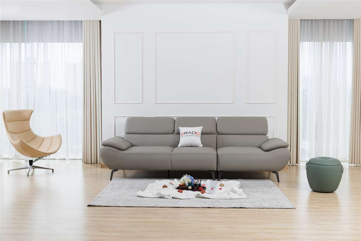 Sofa da hiện đại cho căn hộ chung cư AM30