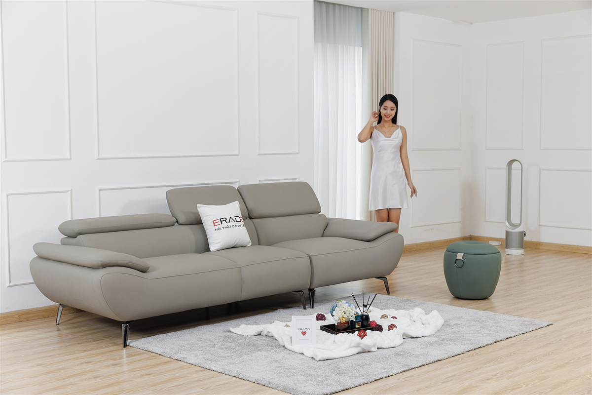 Sofa da hiện đại cho căn hộ chung cư AM30