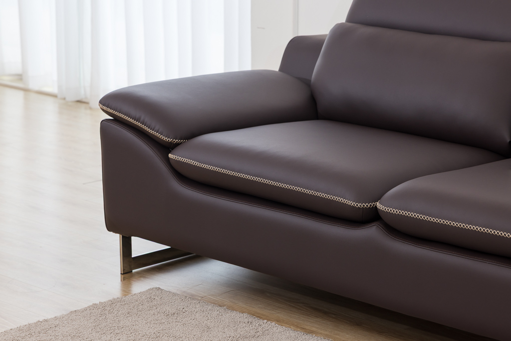 Sofa da mã NV122 - Chuẩn gu sống hiện đại