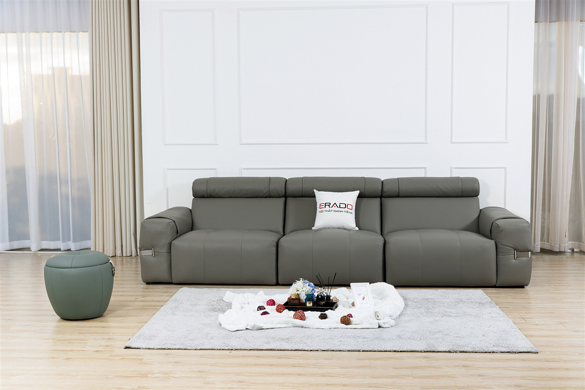 Sofa da thật 9154 - kiểu dáng hoàn toàn mới