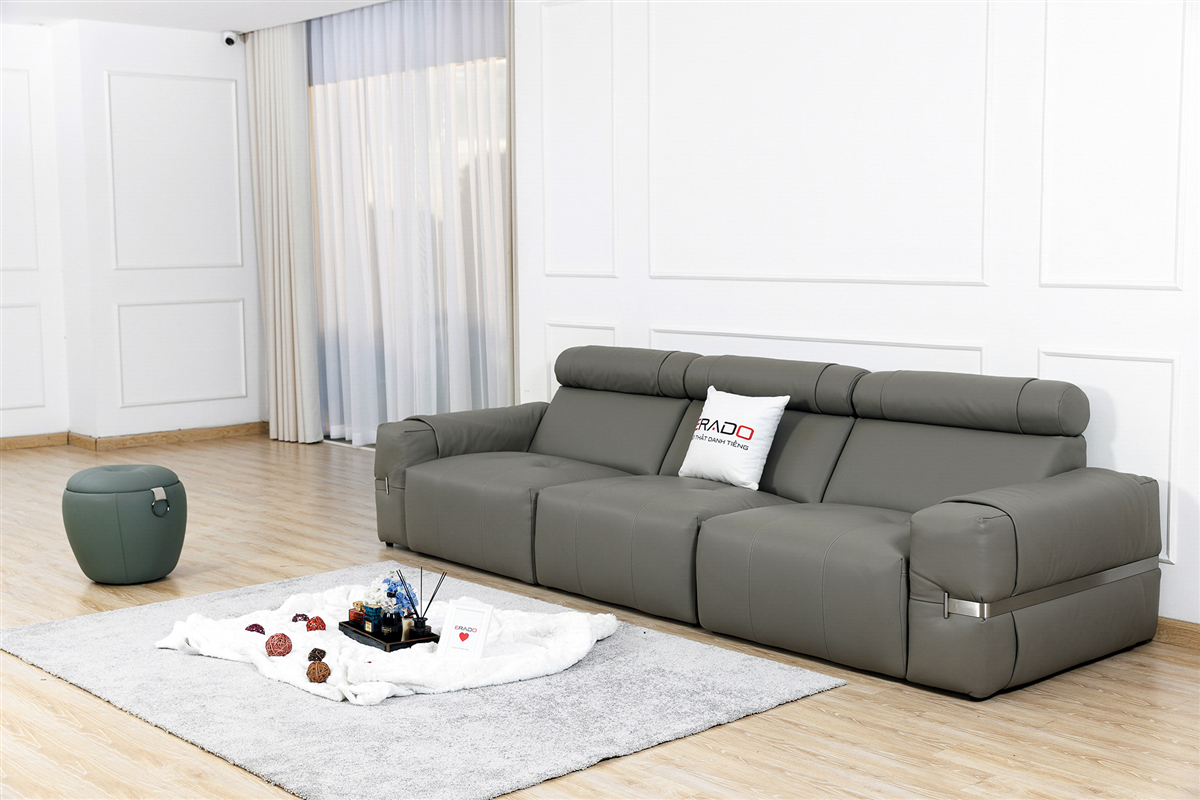 Sofa da thật 9154 - kiểu dáng hoàn toàn mới