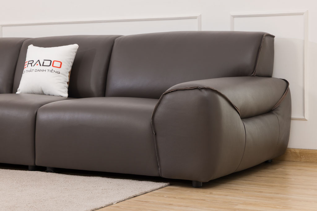 Sofa da thật mã 203 - Sang bền theo thời gian