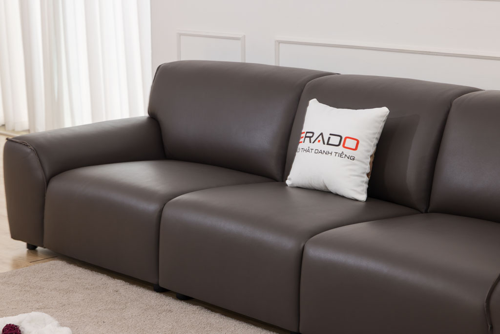Sofa da thật mã 203 - Sang bền theo thời gian
