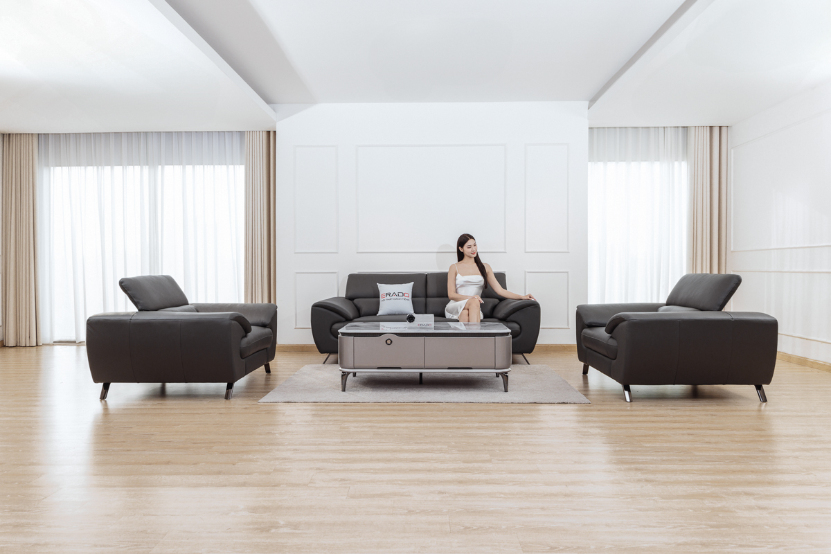 Sofa da thật Malaysia mã 2151-S1