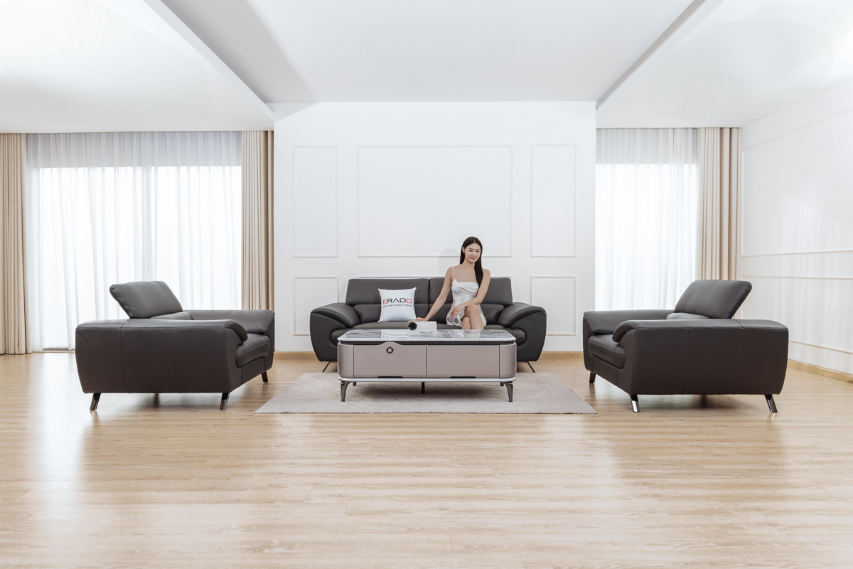 Sofa da thật Malaysia mã 2151-S1