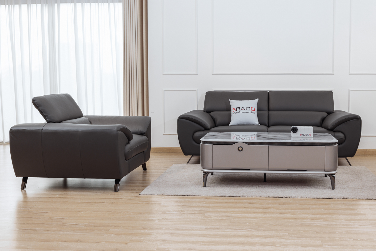 Sofa da thật Malaysia mã 2151-S1