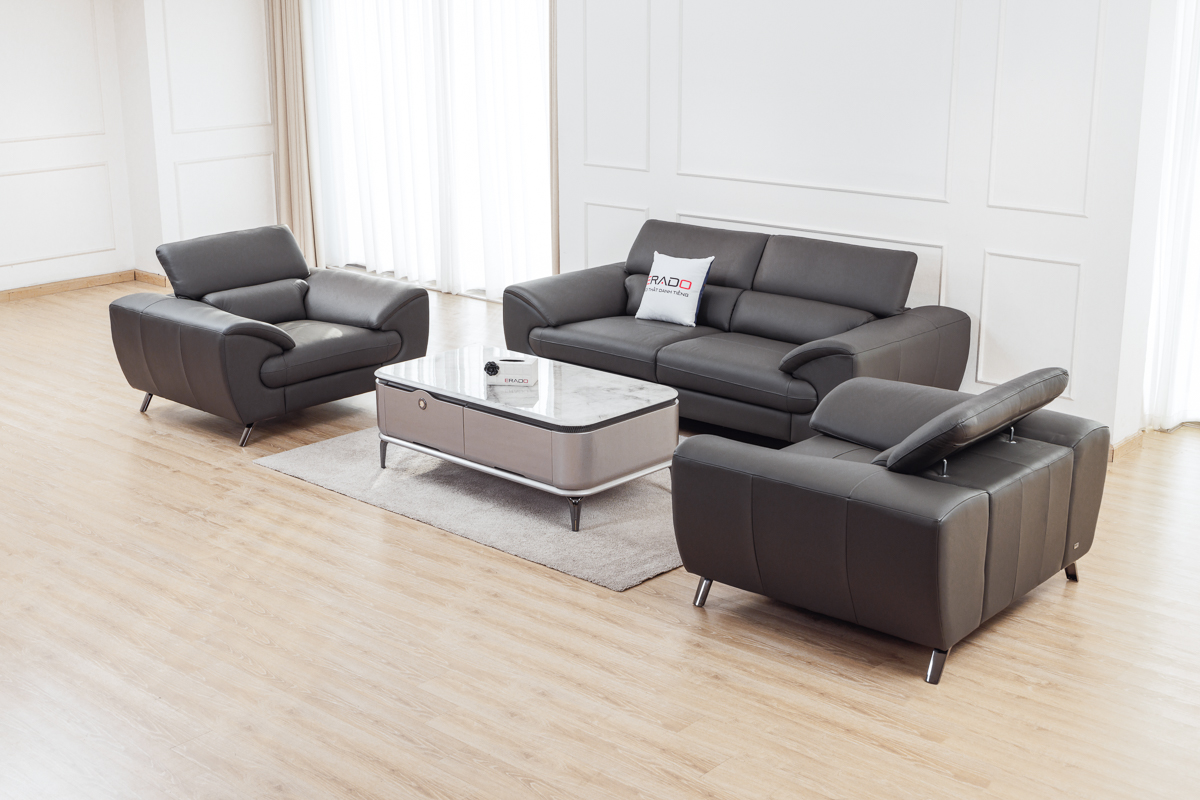 Sofa da thật Malaysia mã 2151-S1