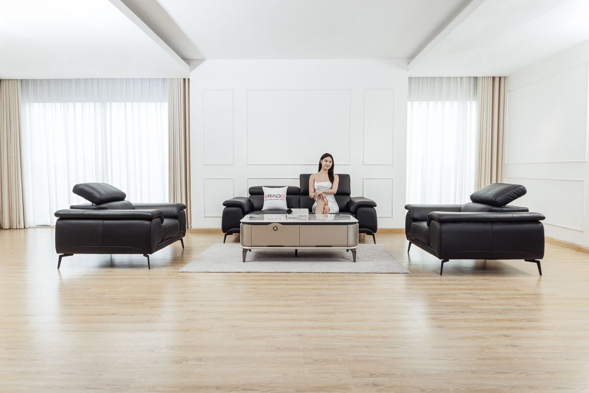 Sofa da thật Malaysia mã 2215D