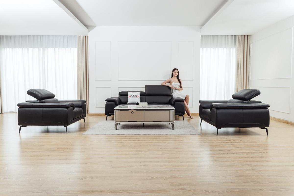 Sofa da thật Malaysia mã 2215D