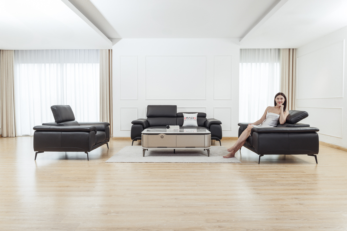 Sofa da thật Malaysia mã 2215D