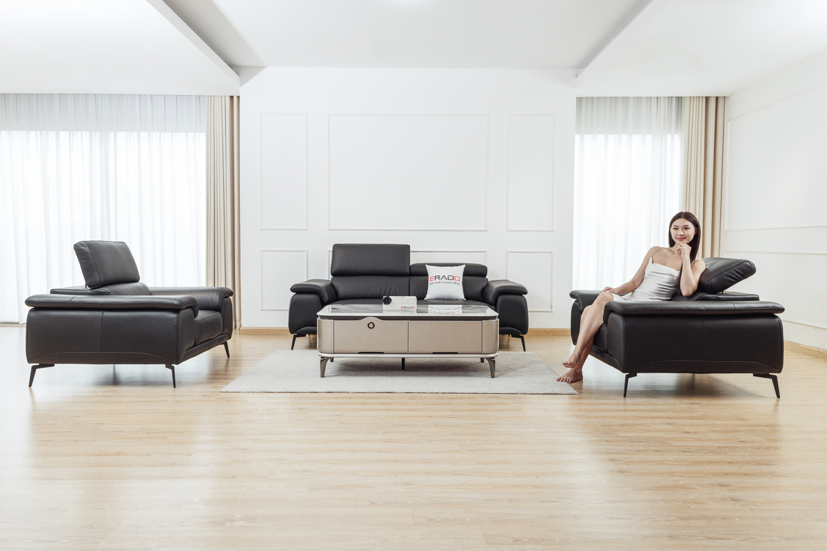 Sofa da thật Malaysia mã 2215D