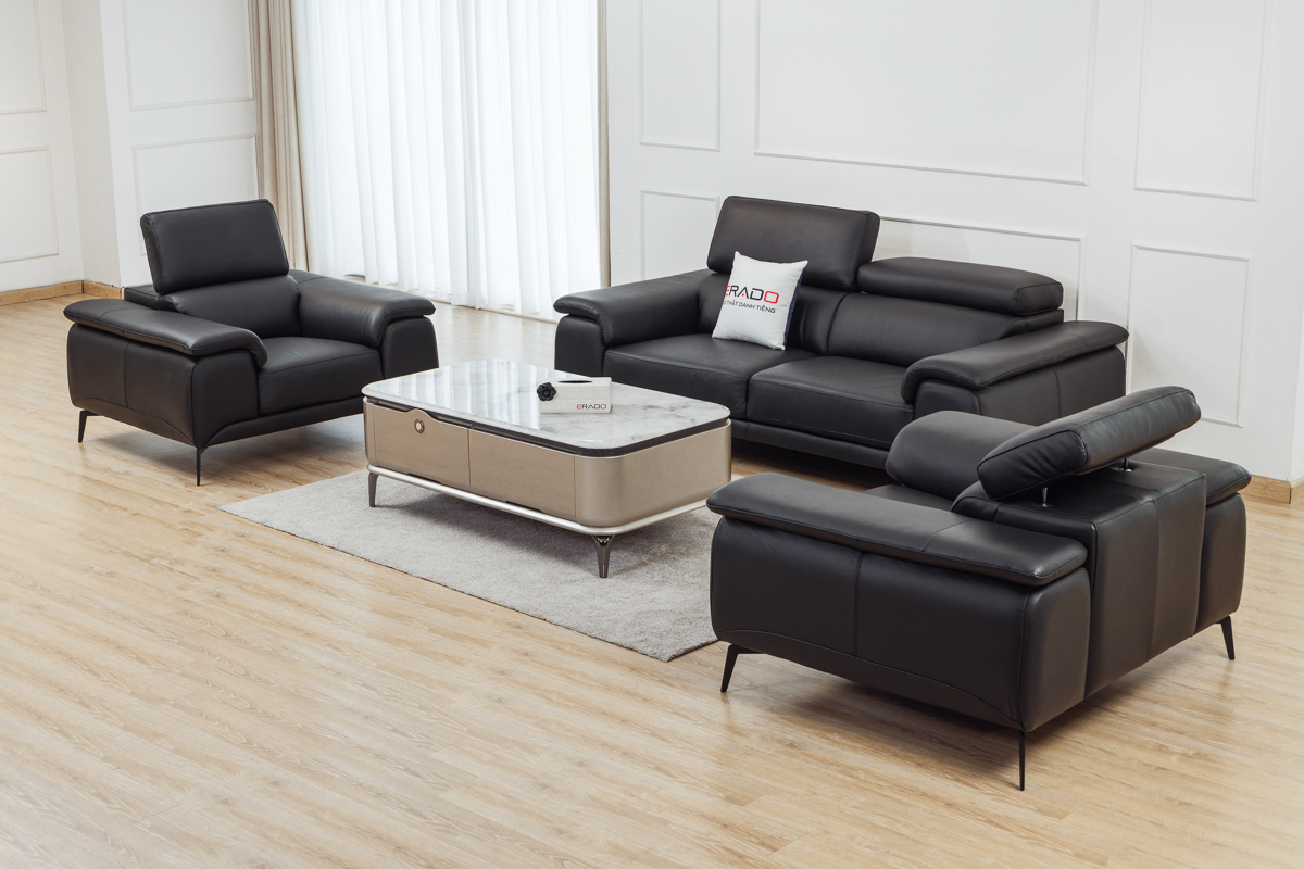 Sofa da thật Malaysia mã 2215D