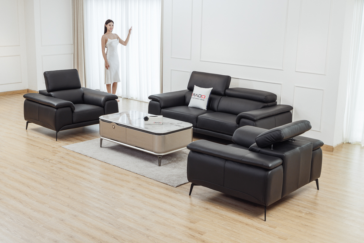 Sofa da thật Malaysia mã 2215D