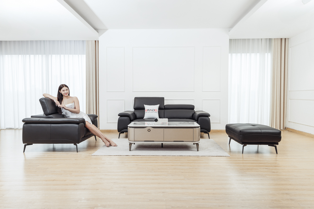 Sofa da thật Malaysia mã 2215E