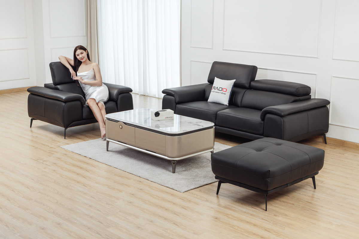Sofa da thật Malaysia mã 2215E