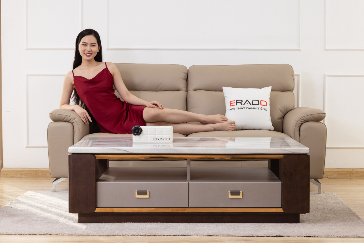 Sofa da thật Malaysia mã 9411D
