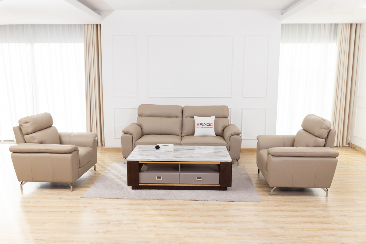 Sofa da thật Malaysia mã 9411D