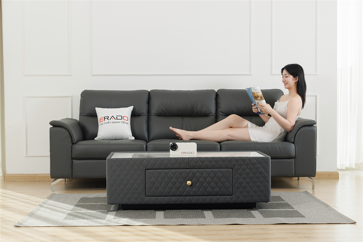 Sofa da thật Malaysia mã 9412D