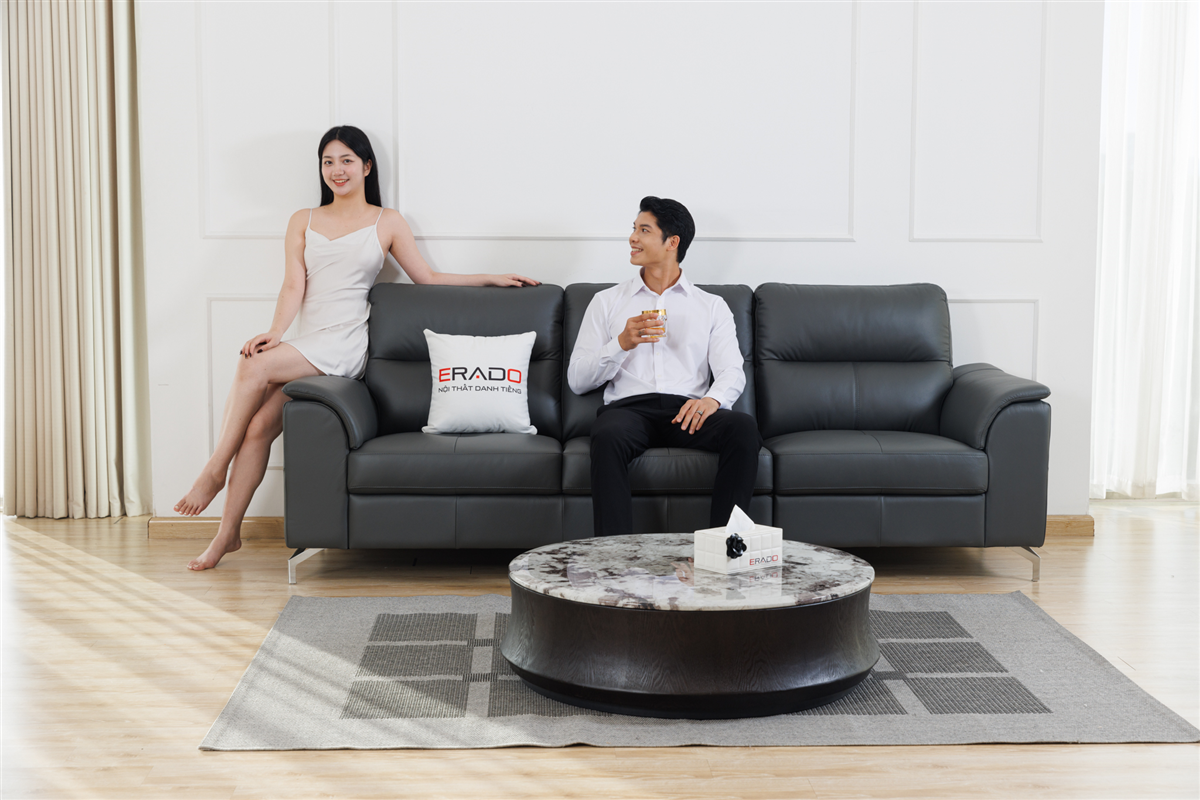 Sofa da thật Malaysia mã 9412D