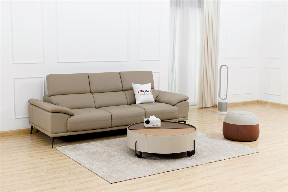 Sofa da thật nhập khẩu mã 2185-2A