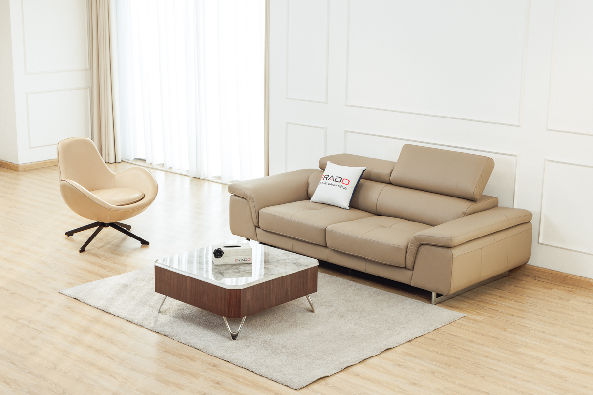 Sofa Da Thật Nhập Khẩu Malaysia Mã 2207-L5