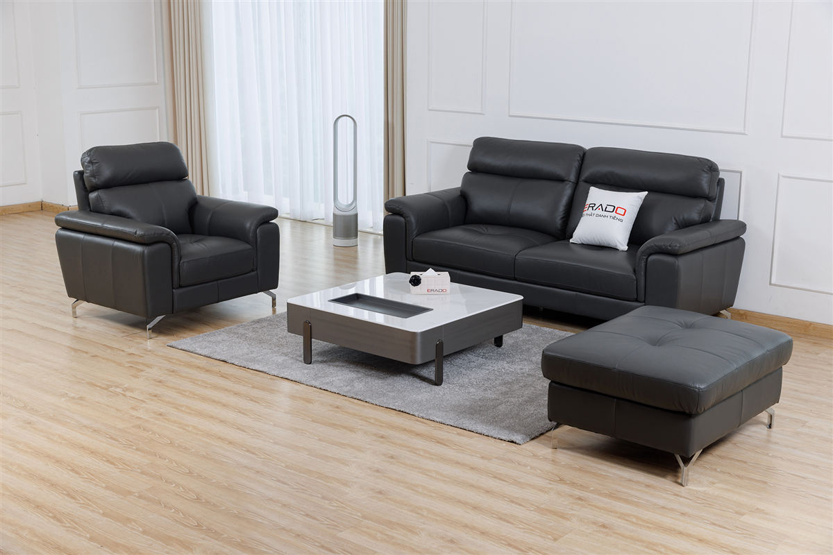 Sofa da thật nhập khẩu Malaysia mã 9411-2A