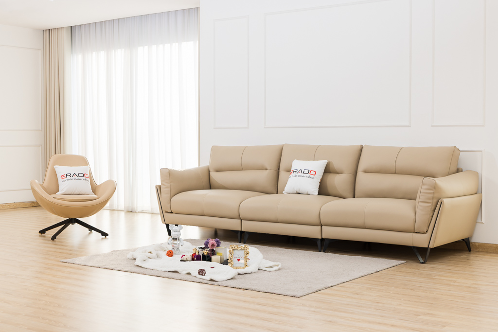 Sofa da VK112 - Đẹp từng góc nhìn