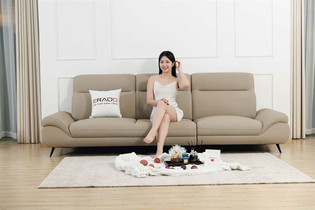 Sofa đẹp da hạng sang mã NV23