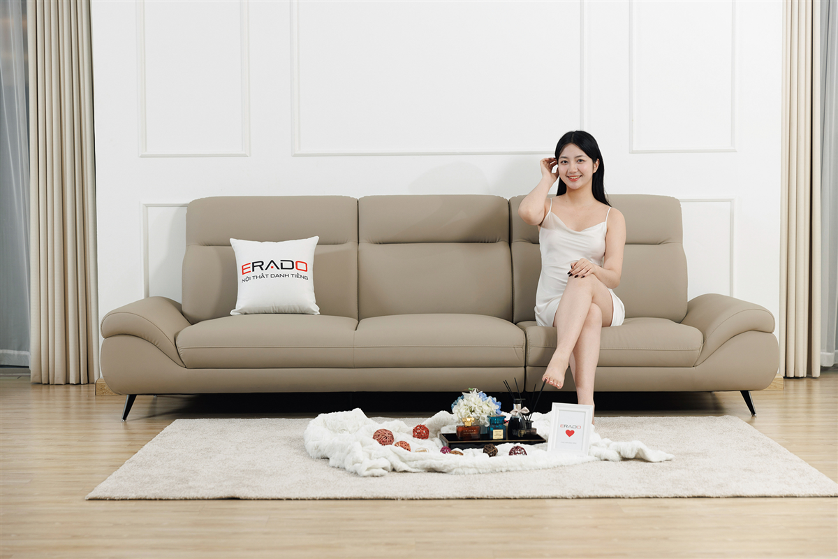 Sofa đẹp da hạng sang mã NV23