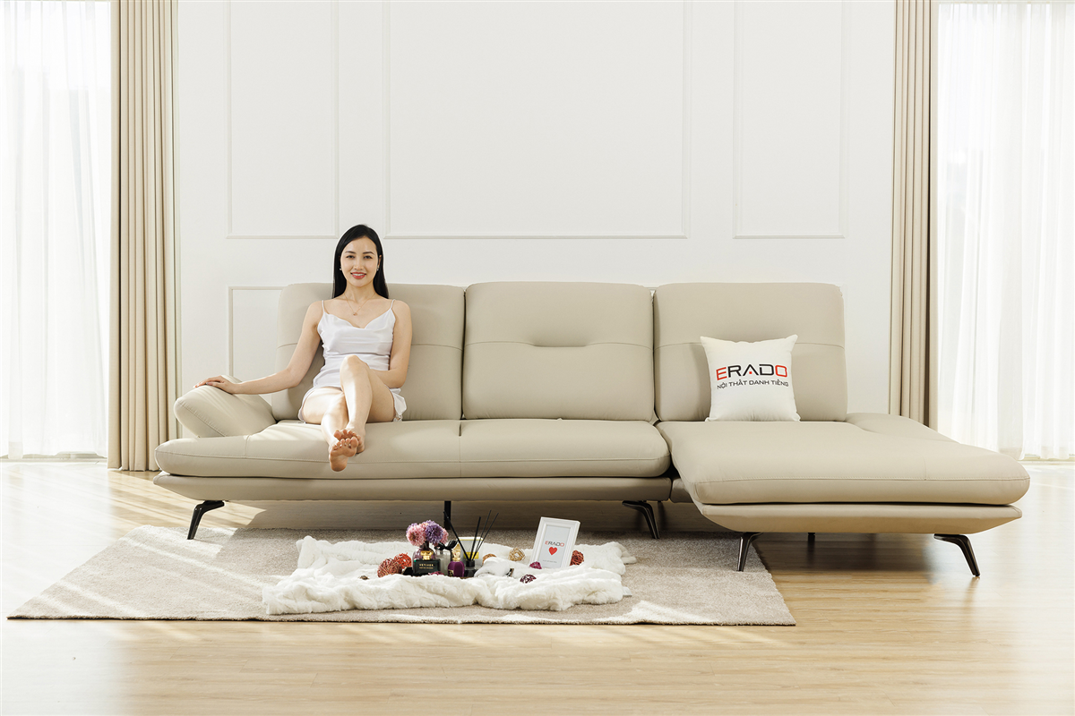 Sofa góc thông minh mở rộng chỗ ngồi NV21