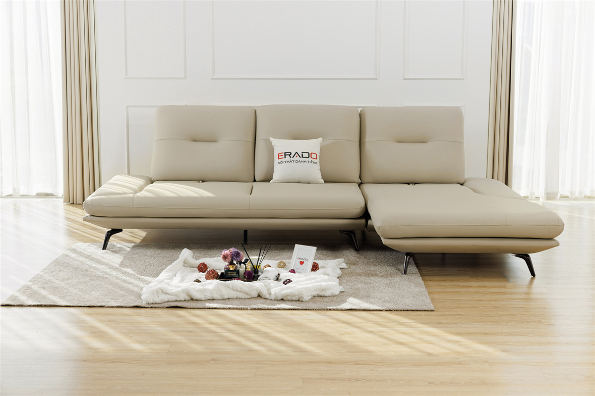 Sofa góc thông minh mở rộng chỗ ngồi NV21