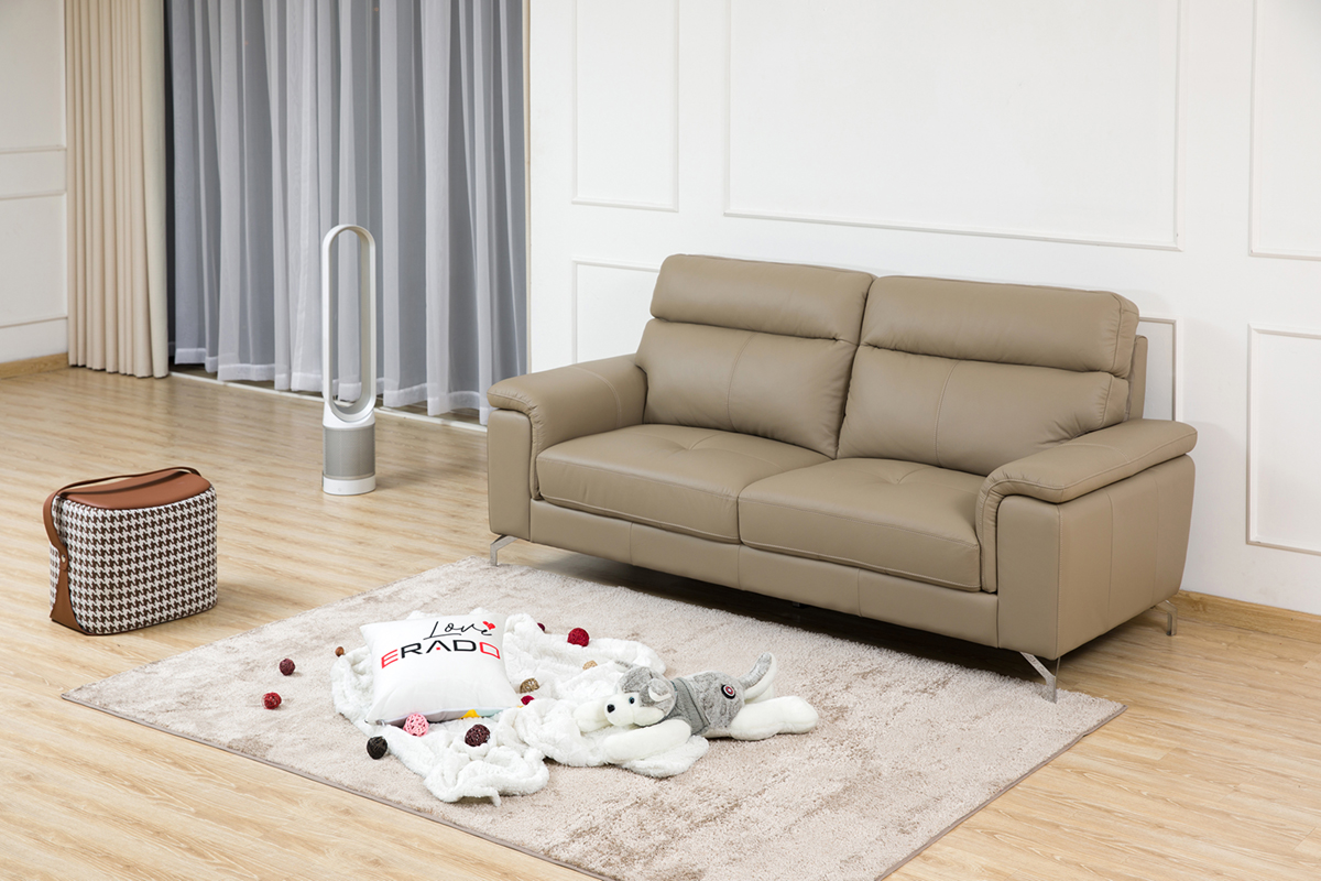Sofa văng da thật Malaysia mẫu 9411