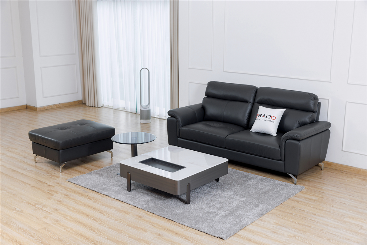 Sofa văng da thật Malaysia mẫu 9411A