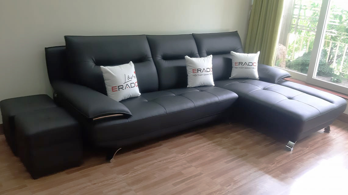 Chị Thành ở Hà Đông mua combo sofa da và giường