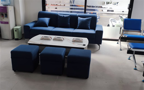 Văn phòng công ty thêm chuyên nghiệp và trang trọng với bộ sofa bọc da hoàn hảo nhà Erado