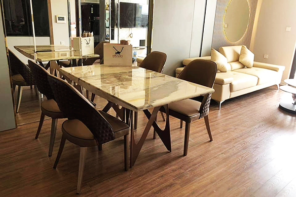 Erado hoàn thiện nội thất phòng khách và phòng ăn cho gia đình anh Cường ở Đức Giang