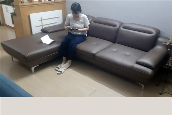 Sofa góc ERADO - Tuyệt tác vạn người mê tại nhà chị Hoan Trương Định