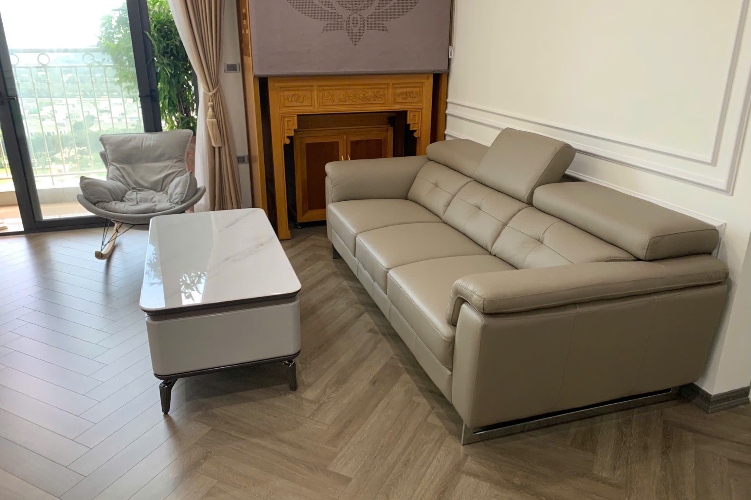 ERADO BÀN GIAO COMBO SOFA BÀN TRÀ CHO CĂN HỘ CHÚ CẢNH Ở TỐ HỮU